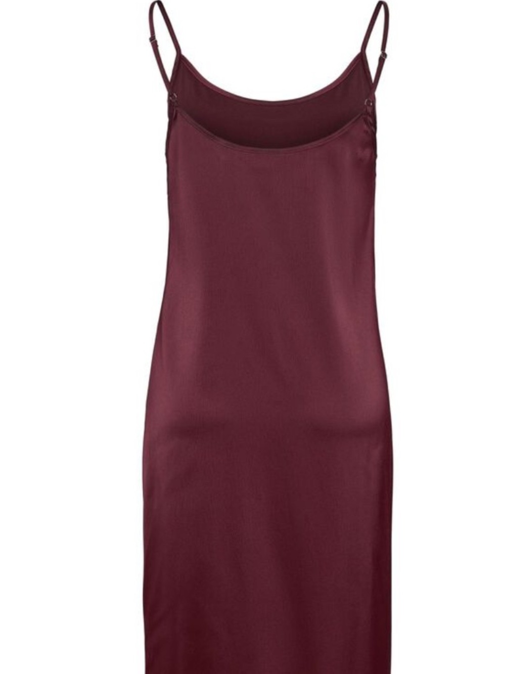Women’s Satin Slip Dress - Burgundy Equipment